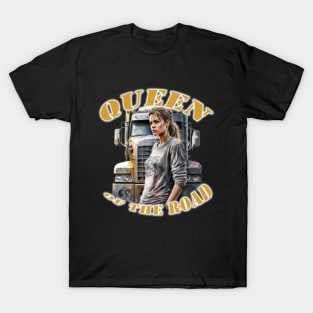 Queen of the Road truck driver T-Shirt